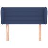 vidaXL galvgalis ar malām, 93x23x78/88 cm, zils audums