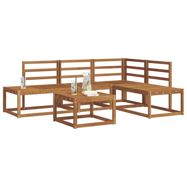 vidaXL Dīvānu komplekts Dabiska