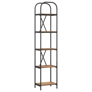 vidaXL Grāmatu plaukts 5 līmeņi 40 x 30 x 183 cm Inženierijas koks