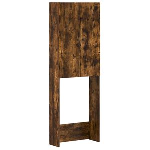 vidaXL Tualetes skapītis BREDA Kūpināts ozols 66 x 25,5 x 190 cm