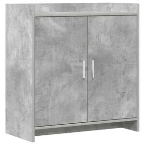 vidaXL Puse Betona pelēks 72 x 36 x 80 cm Inženierijas koks