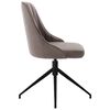 vidaXL virtuves krēsli, 4 gab., gai&scaron;i pelēks samts