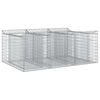 vidaXL Gabions pacelta gulta Sudraba