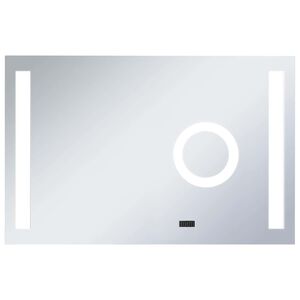 vidaXL vannasistabas spogulis ar LED un skārienu sensoru, 100x60 cm