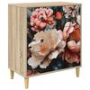 vidaXL Drīzā rokas BORNE Gai&scaron;ā peoniju druka 66 x 36,5 x 75 cm Sonoma