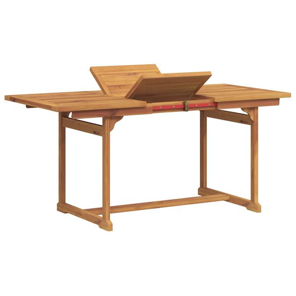 vidaXL 5-daļīgs dārza mēbeļu komplekts, akācijas masīvkoks, tekstilēns