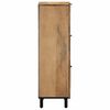 vidaXL Highboard Brown 40x33x110 cm Masīvkoka Mango