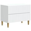 vidaXL Nakts skapītis Balts 62 x 34,5 x 48 cm Inženierijas koks