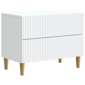 vidaXL Nakts skapītis Balts 62 x 34,5 x 48 cm Inženierijas koks