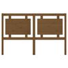 vidaXL gultas galvgalis, medus brūns, 155,5x4x100cm, priedes masīvkoks