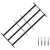 vidaXL Apsardzes restes logiem ar 3 &scaron;ķērsstieņiem 3 gab. 63-114 cm
