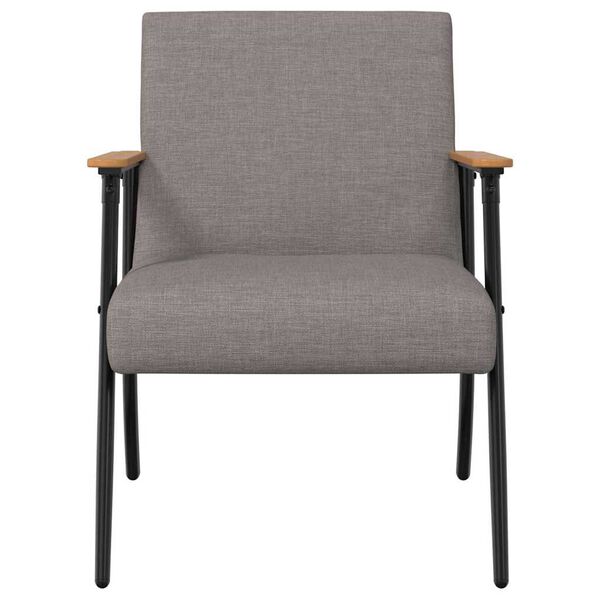 vidaXL atpūtas krēsls Pelēkbrūna 59 x 75 x 78 cm audums