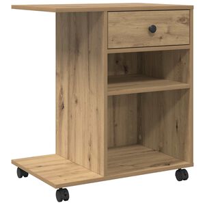 vidaXL Printera statīvs Artisan ozols 60 x 40 x 68,5 cm