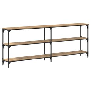 vidaXL Konsoles galds amatnieku ozola 200 x 29 x 75 cm