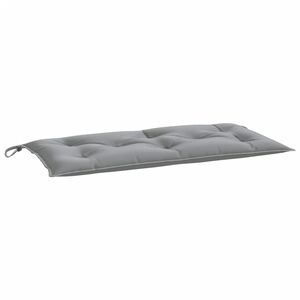 vidaXL dārza sola matracis, 110x50x7 cm, audums, pelēks