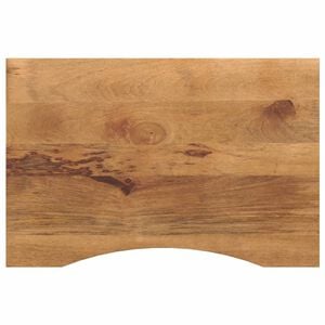 vidaXL galda virsma ar izliekumu, 90x50x2,5 cm, mango masīvkoks