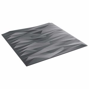 vidaXL Sienas paneļi 12 pcs Akmens pelēks 50 x 50 cm XPS Putu