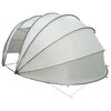 vidaXL Baseina telts kupola Pelēka 538 x 440 x 204 cm