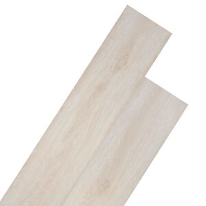 vidaXL Grīdas dēļi Ozola klasiskā balta 5,02 m&sup2; 36 gab. PVC