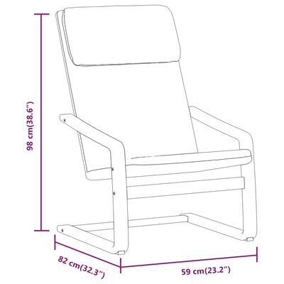 vidaXL atpūtas krēsls ar kājsoliņu, tumši dzeltens audums