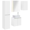 vidaXL Vannas istabas skapju komplekts 5 pcs Balts 53 x 15,5 x 70 cm