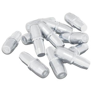 vidaXL Plauktu stiprinājums 12 pcs Sudraba 7 x 16 mm Dzelzs