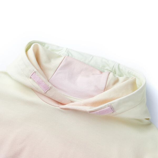 Bērnu džemperis ar kapuci, balts, 128