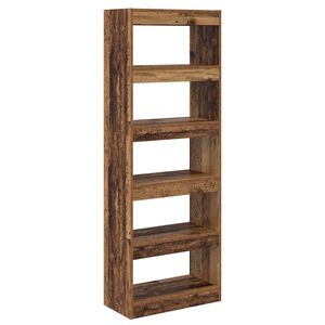 vidaXL Grāmatplaukts 5 līmeņi 60 x 30 x 166 cm Inženierijas koks