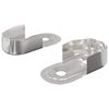 vidaXL Skapja stanga turētājs 2 gab. Baltais cinks 40 x 18 x 10 mm