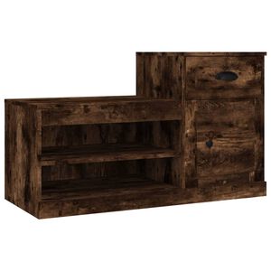 vidaXL apavu plaukts, ozolkoka krāsa, 100x42x60 cm, inženierijas koks