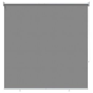 vidaXL Āra Rullo Žalūzija UV Aizsardzībai Gai&scaron;i pelēka 120 x 230 cm