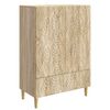 vidaXL Puse Sonomas ozols 66 x 34,5 x 95 cm Inženierijas koks