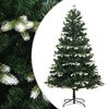 vidaXL mākslīgā Ziemassvētku egle ar sniegu, 150 cm
