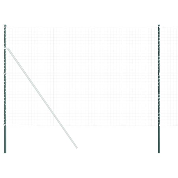 vidaXL Žoga āķis 2 pcs Zaļa Pulverkrāsots tērauds