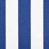 vidaXL Izvelkams jumtiņ&scaron; Zila un balta 250 x 200 cm