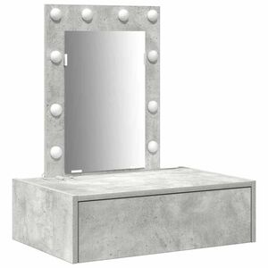 vidaXL Dressing galds Pelēka 60 x 40 x 70 cm Inženierijas koks