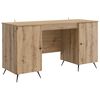 vidaXL Galds Artisan Ozols Inženierijas koks 142,5 x 50 x 75 cm
