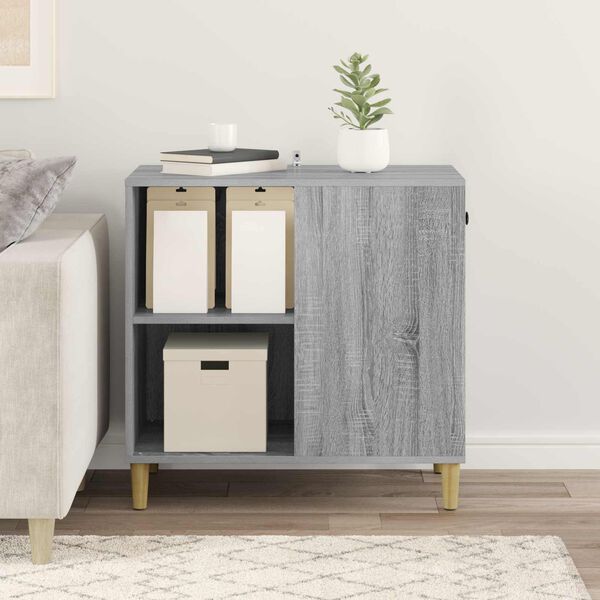 vidaXL Kaķu māja Pelēks Sonoma 72 x 42.5 x 70 cm Inženierijas koks