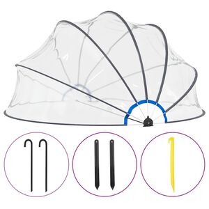 vidaXL baseina kupols, 440x220 cm
