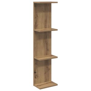 vidaXL Sienas plaukts Artisan Ozols 25 x 15 x 100 cm