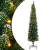 vidaXL mākslīgā Ziemassvētku egle, &scaron;aura, 150 cm, 150 LED