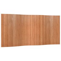 vidaXL istabas aizslietnis, dabīgā krāsā, 165x400 cm, bambuss
