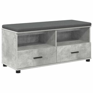 vidaXL Zāles sols Betona Pelēks 100 x 38 x 46 cm