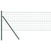 vidaXL Eiropas žoga zemes stiprinājums 25 x 0,8 m PVC pārklāts tērauds
