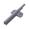 vidaXL Mīksta slēg&scaron;anas dampers 12 pcs Pelēka 125 x 47 x 15 mm PP