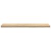 vidaXL palodzes 2 gb., neapstrādāts, 120x30x2 cm, ozola masīvkoks