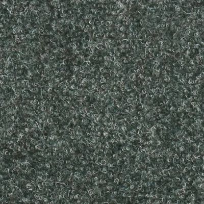 vidaXL kāpņu paklāji, 10 gab., pašlīmējoši, 56x17x3 cm, zaļi