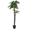 vidaXL mākslīgā monstera ar podiņu, 170 cm, zaļa