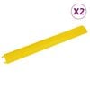 vidaXL vadu aizsargi, 2 gab., 98,5 cm, dzelteni