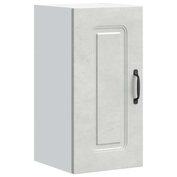 vidaXL virtuves sienas skapītis, Kalmar, betona pelēks